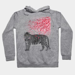 Cherry tree Tiger Hoodie